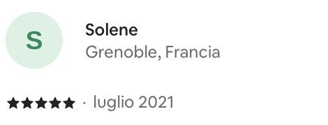 Recensione 5 stelle di Solene — ospite da Grenoble, Francia