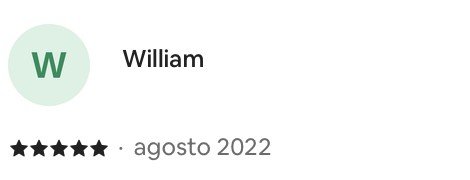 Recensione 5 stelle di William — ospite da Regno Unito